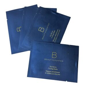 Beautycounter Counter+ Eye Revive Cooling Masks x 4 Reduce Puffiness NEW NO‎ Box